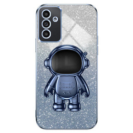 Pouzdro pro Samsung Galaxy A15 4G / 5G, Glitter Astronaut, modré
