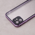 Pouzdro pro iPhone 11, Magnetic Dual Glass, fialové
