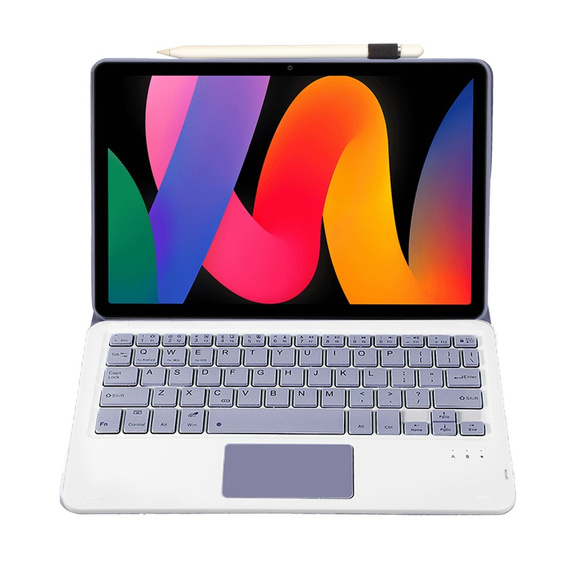 Pouzdro + klávesnice Xiaomi Redmi Pad SE 11", TouchPad, fialové