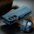 CASEME Litchi Wallet flipové pouzdro pro Samsung Galaxy Z Fold7 5G