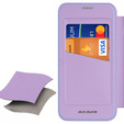 Pouzdro Dux Ducis pro Samsung Galaxy S25 Edge, Skin X Pro, MagSafe, fialové