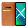 Flipové pouzdro Split Leather Wallet pro Samsung Galaxy A13 4G, Split Leather Wallet, modré