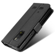 Klopové pouzdro pro Ulefone Armor X10 / X10 Pro, Wallet Smart Magnet Case, černé