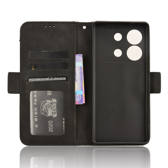Klopové pouzdro pro Infinix Zero 30 5G, Card Slot, černémodré