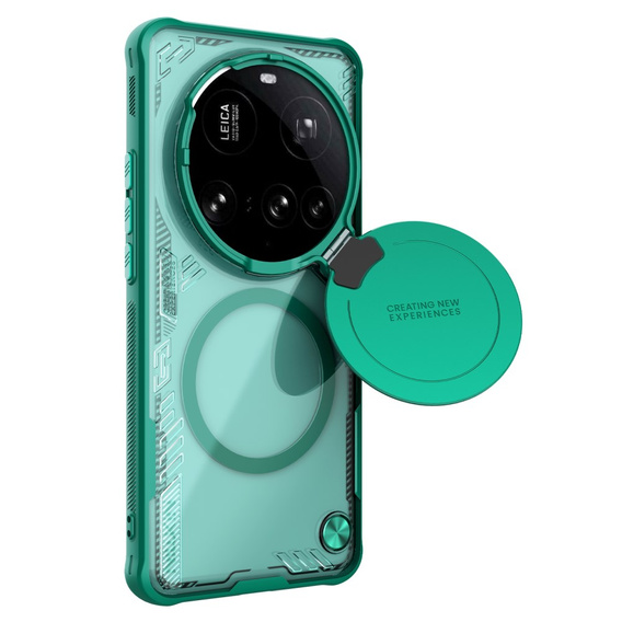 Pouzdro pro Xiaomi 15 Ultra, pancéřované Nillkin, Icelade Prop, pro Magsafe, zelené