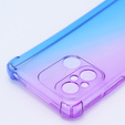 Pouzdro pro Xiaomi Redmi 12C, Gradient Dropproof, Fialová / modrá