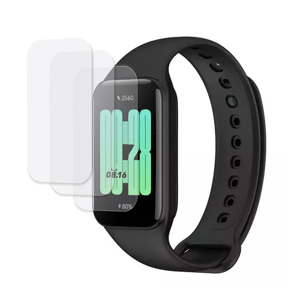 3x ERBORD Hydrogelová fólie pro Xiaomi Redmi Smart Band 2