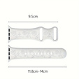 Silikonový řemínek pro Apple Watch 1/2/3/4/5/6/7/8/9/SE 38/40/41/mm