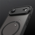 Matné pouzdro pro iPhone Air, pro MagSafe, s ochranou fotoaparátu, matně černé