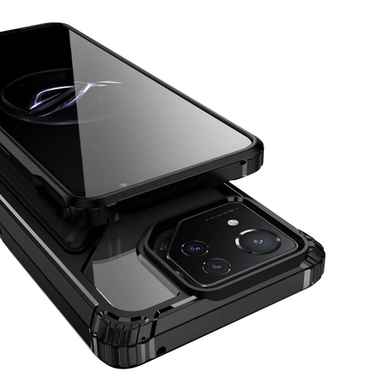 Pouzdro pro ASUS ROG Phone 8 Pro, Armor Kickstand, se stojánkem, černé