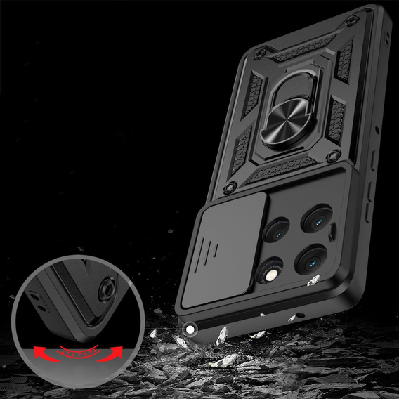 Pancéřové pouzdro pro Motorola Moto G56 5G, CamShield Slide, modré