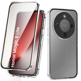 Magnetické pouzdro Dual Glass pro Honor Magic 8 Lite