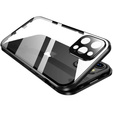 Pouzdro pro iPhone 16 Pro, Magnetic Dual Glass, černé
