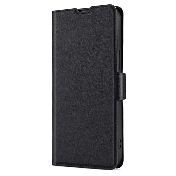 Klopové pouzdro pro Oppo A57s, Wallet Thin Magnet, černé