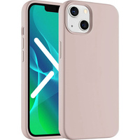 Pouzdro pro iPhone 14 Plus, Silicone Lite, růžové