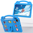 Dětské pouzdro pro iPad Air 10.9" 2022/2020 (5/4 gen.) / Pro 11" 2022/2021/2020 (4/3/2 gen.), Cute Patterns, se stojánkem, modré