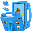 Dětské pouzdro pro iPad mini 8.3" 2021 (6 gen.) / iPad mini 8.3" 2024 (7 gen.), Cute Patterns, se stojánkem, modré