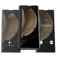 Pouzdro pro Samsung Galaxy Z Fold 5 5G, Clear View, černé