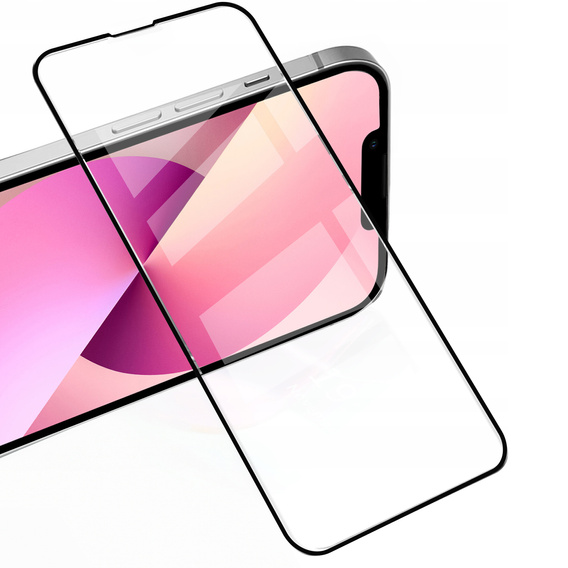 2x tvrzené sklo pro iPhone 13 Mini, ERBORD 3D pro celý displej