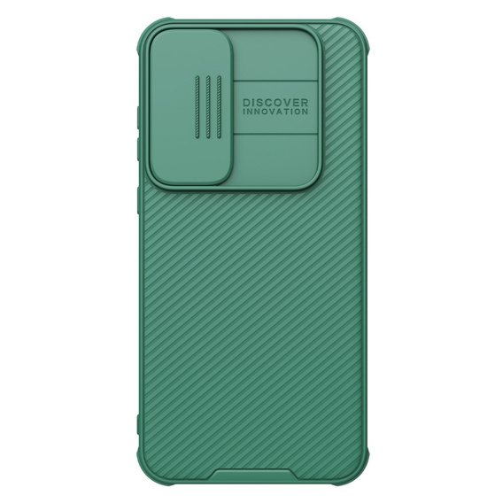 Pouzdro pro Samsung Galaxy A55 5G, obrněné Nillkin, CamShield Pro, zelené