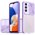 Pouzdro pro Samsung Galaxy A14 4G/5G, Slide Camera, fialové