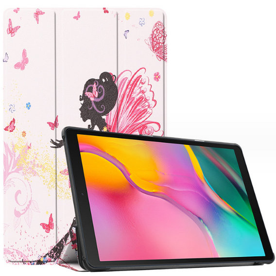 Pouzdro pro Lenovo Tab M11, Smartcase, lady butterfly