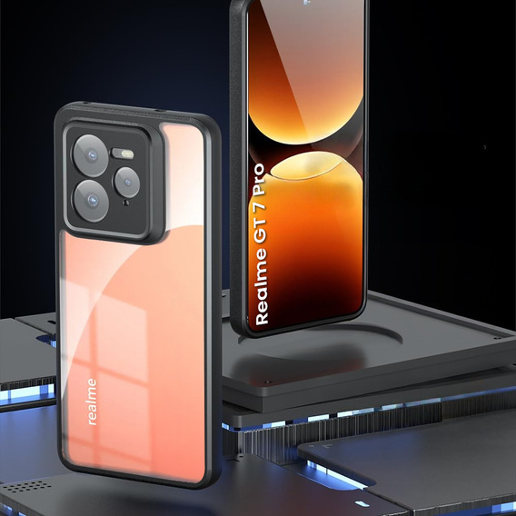 Pouzdro pro Realme GT 7 Pro, Fusion Hybrid, průhledné