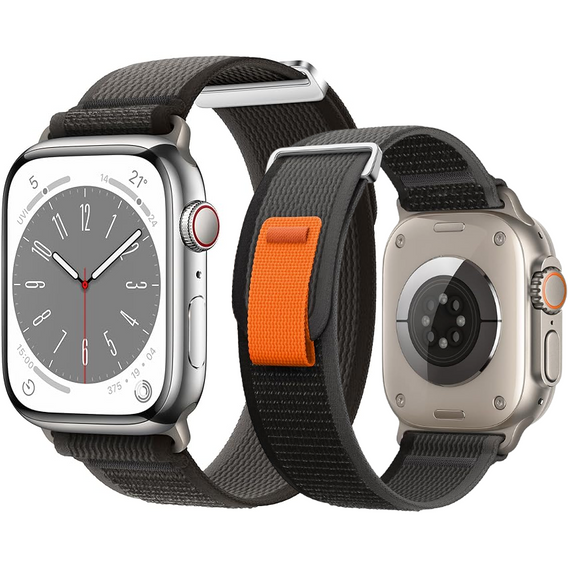 Nylonový řemínek pro Apple Watch 1/2/3/4/5/6/7/8/9/10/SE/Ultra/Ultra 2 42/44/45/49MM
