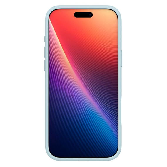 Spigen pouzdro pro iPhone 17 Pro, Silicone Fit MagSafe, Mute Blue