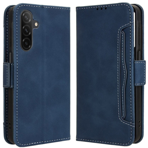Klopové pouzdro pro Samsung Galaxy A56, Card Slot, námořnicky modré