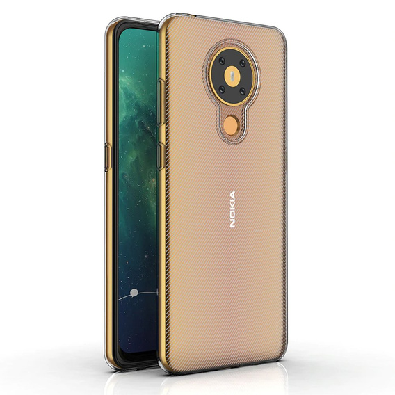 Tenké pouzdro pro Nokia 3.4, Slim, průhledné