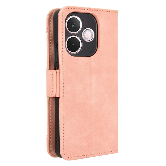 Klopové pouzdro pro Oppo A5 Pro 5G, Card Slot, růžové