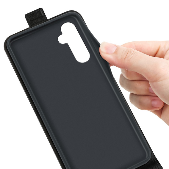 Klopové pouzdro pro Samsung Galaxy A25 5G, Flip, černé