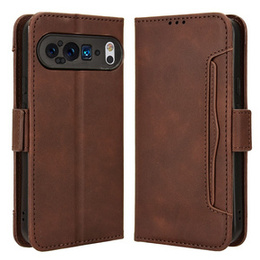 Klopové pouzdro pro Google Pixel 9 / Google Pixel 9 Pro, Card Slot, hnědé