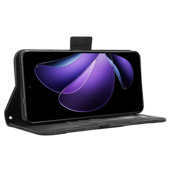 Klopové pouzdro pro Oppo Reno 13F / Oppo Reno 13FS, Card Slot, černé