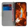 Klopové pouzdro pro Motorola Edge 50 Pro 5G, Wallet, Flowers bílé