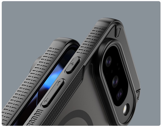 Pancéřové pouzdro pro Google Pixel 10, pro MagSafe, matné, černé