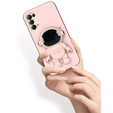 Pouzdro pro Oppo A74 5G, Astronaut, růžové
