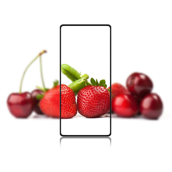 Tvrzené sklo Mocolo Full Glue pro Google Pixel 8A, černý rámeček