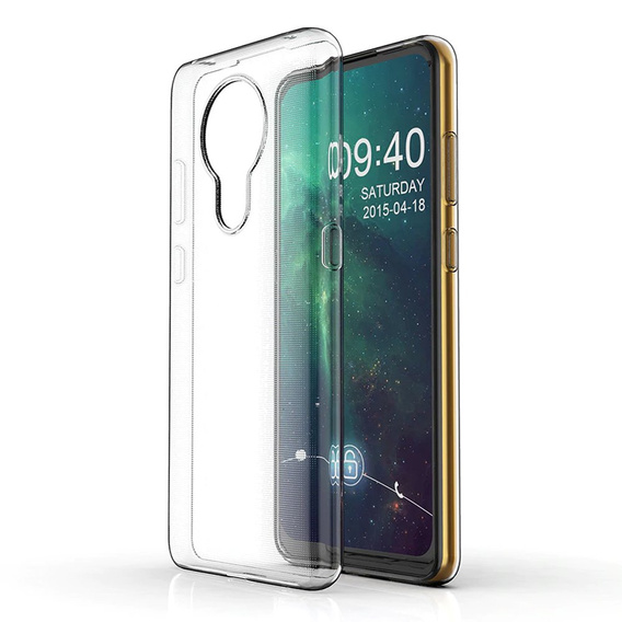 Tenké pouzdro pro Nokia 3.4, Slim, průhledné