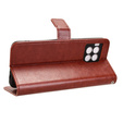 Klopové pouzdro pro T Phone 2 Pro 5G, Crazy Horse Wallet, hnědé