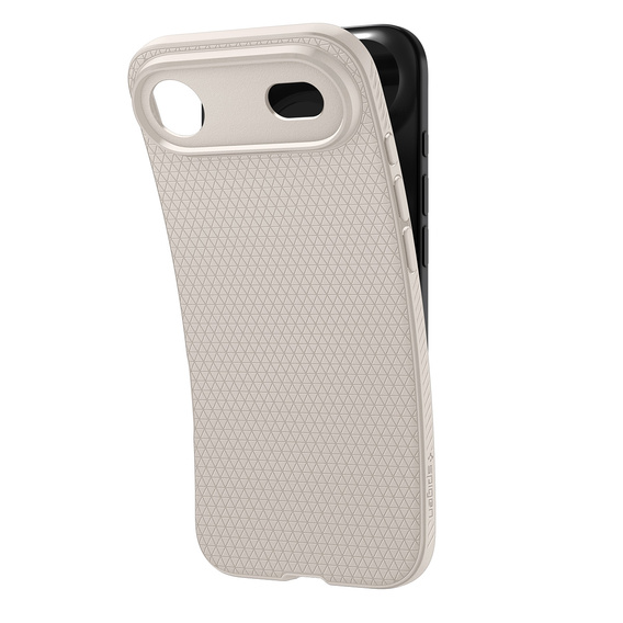 Pouzdro Spigen Liquid Air pro iPhone Air, přírodní titanová barva