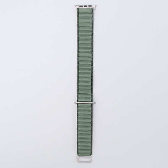 Nylonový řemínek pro Apple Watch 1/2/3/4/5/6/7/8/SE/ULTRA 42/44/45/49 mm, zelený