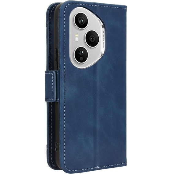 Klopové pouzdro pro Honor 400 Pro 5G, Card Slot, námořnicky modré