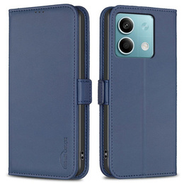 Klopové pouzdro pro Xiaomi Redmi Note 13 5G, BINFEN Wallet, modré
