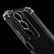 Pouzdro pro Xiaomi Redmi 15 5G / 4G, vyztužené, s ochranou fotoaparátu, průhledné