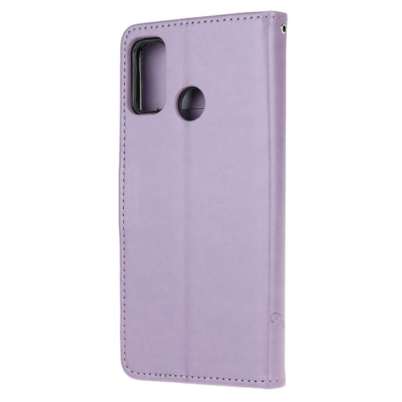 Klopové pouzdro pro Motorola Moto G10 / G30, Butterfly, modré