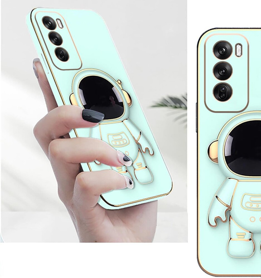 Pouzdro pro Oppo Reno 12, Astronaut, zelené