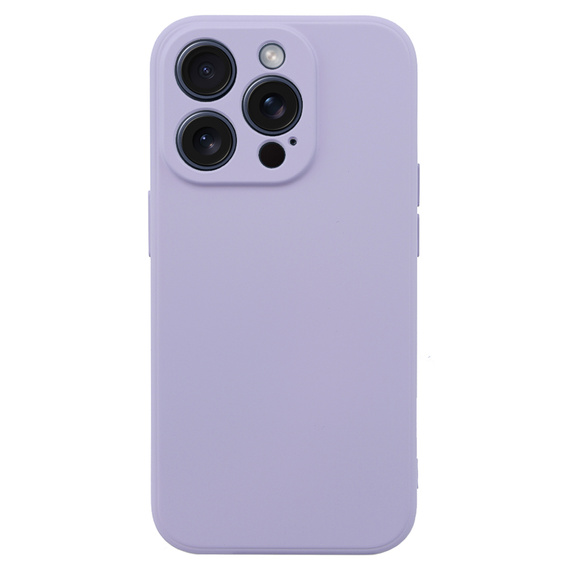 Pouzdro pro iPhone 15 Pro, Silicone Lite, fialové