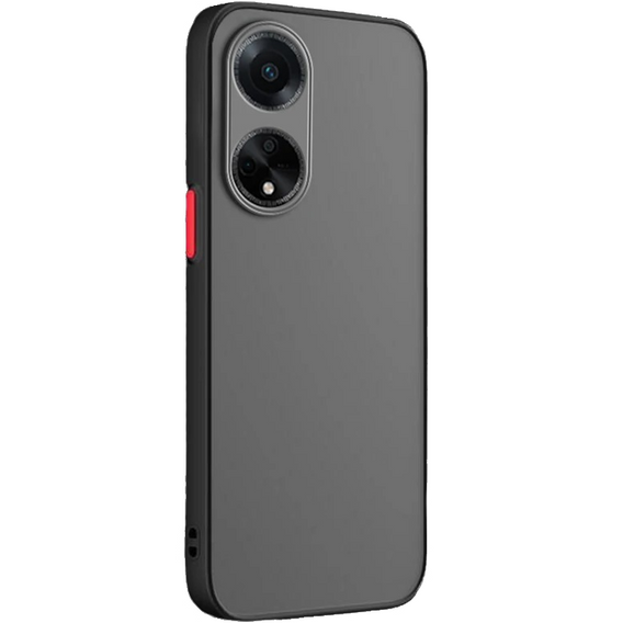 Pouzdro pro Oppo A18 4G / A38 4G, Fusion Hybrid, s ochranou fotoaparátu, matný / černý